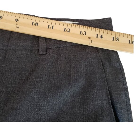 Design Men Dress Pants Flat-Front Slim Fit  Waist Wool-Blend Business & Formal W - Picture 5 of 16